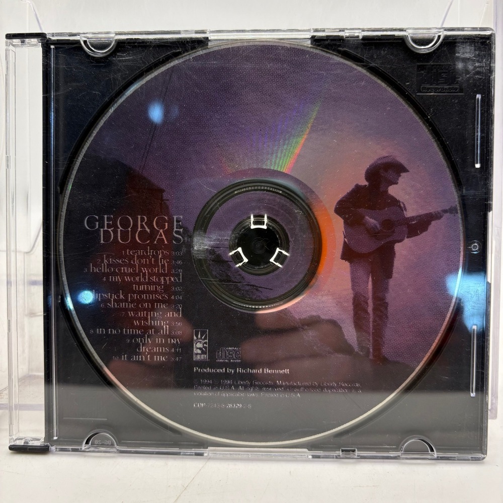 George Ducas Self Titled Debut CD 1994 Liberty Records CDP-7243-8-28429-2-8